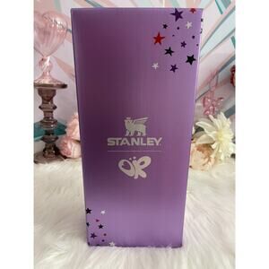 Olivia Rodrigo GUTS X Stanley Quencher 40 Oz Purple Stars H2.O Tumbler NEW